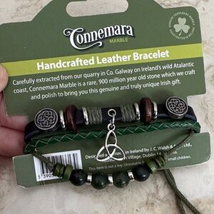 NWT Connemara Handcrafted Leather Bracelet Unisex